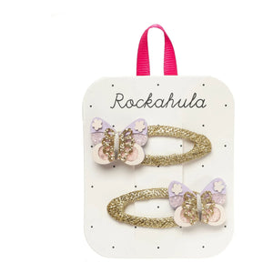 Rockahula Kids - 2’li Kelebek Masal Saç Tokası Seti | Lila