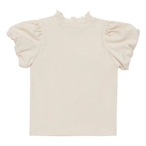 Donsje - Camiseta de algodón orgánico Marien Fleur | Crudo