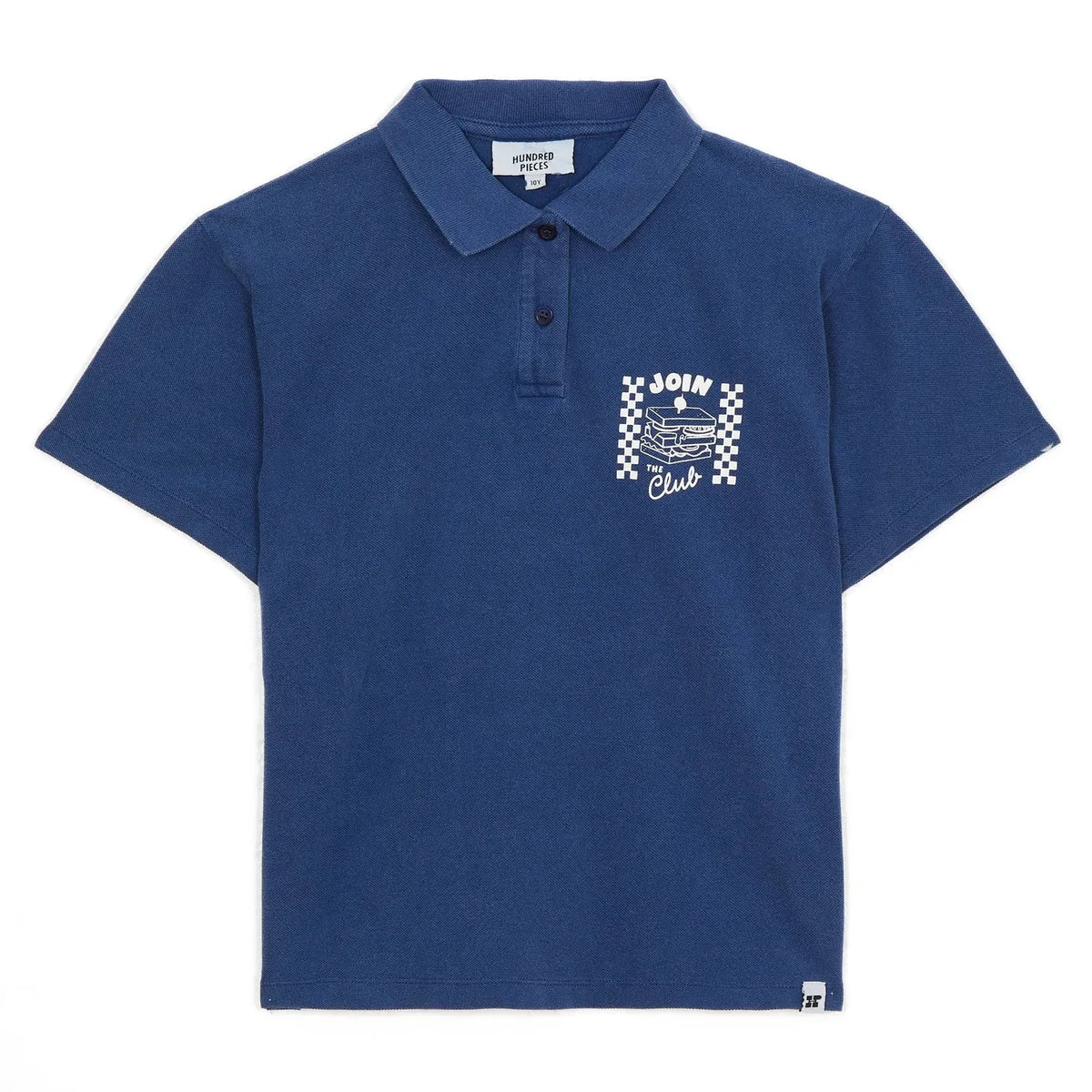 Hundred Pieces - Ozzie Club Sandwich Polo de Algodón Orgánico | Azul noche