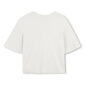 Chloé - Camiseta con logotipo de algodón orgánico | Blanco