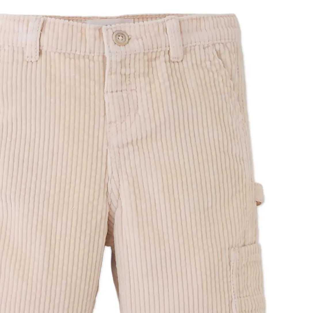 Gingersnaps - Pantalón para Bebé de Terciopelo Carmesí | Beige