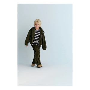 the new society - Mikel Kadife Bomber | Verde oscuro