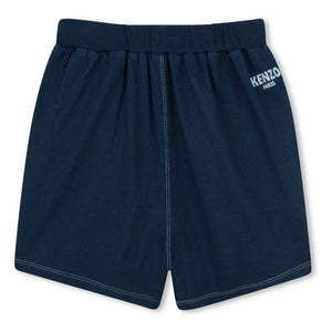Kenzo - Kenzo Garden Pantalón Corto con Cintura Elástica | Azul Oscuro