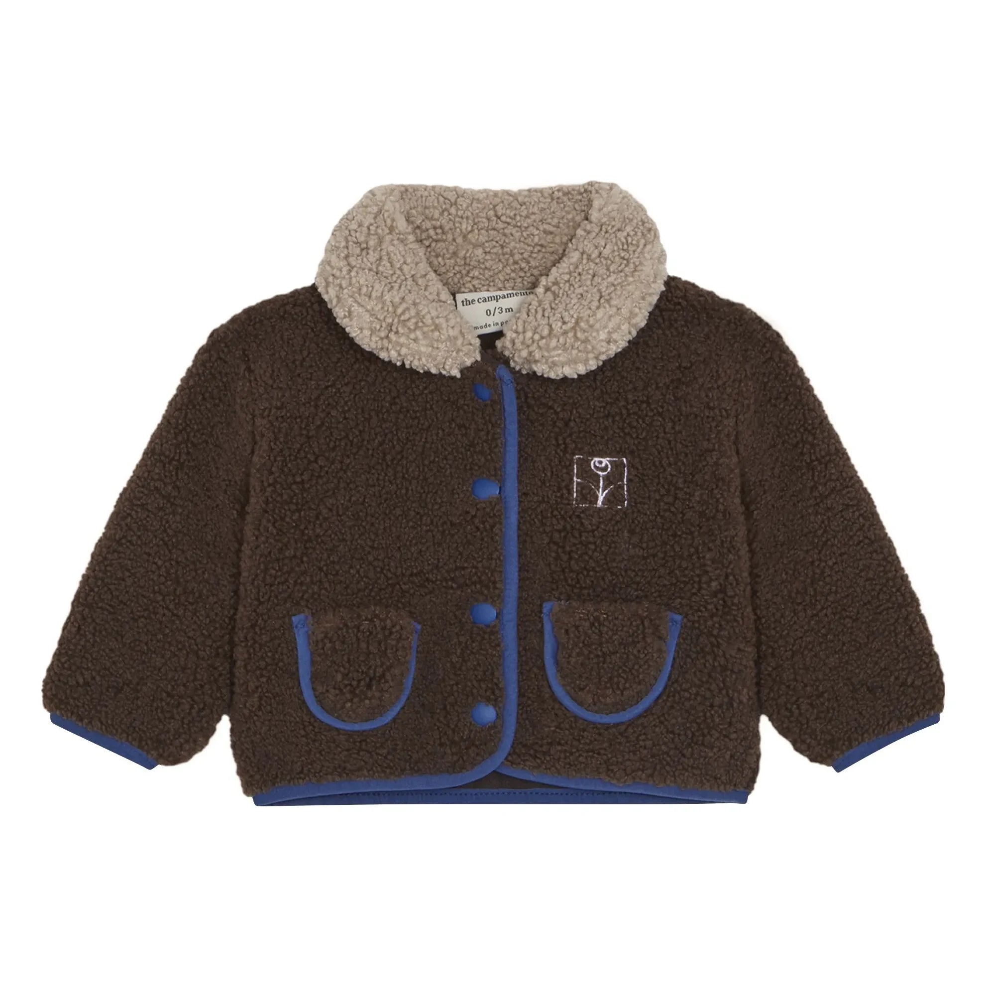 The Campamento - Chaqueta estilo Sherpa | Caqui