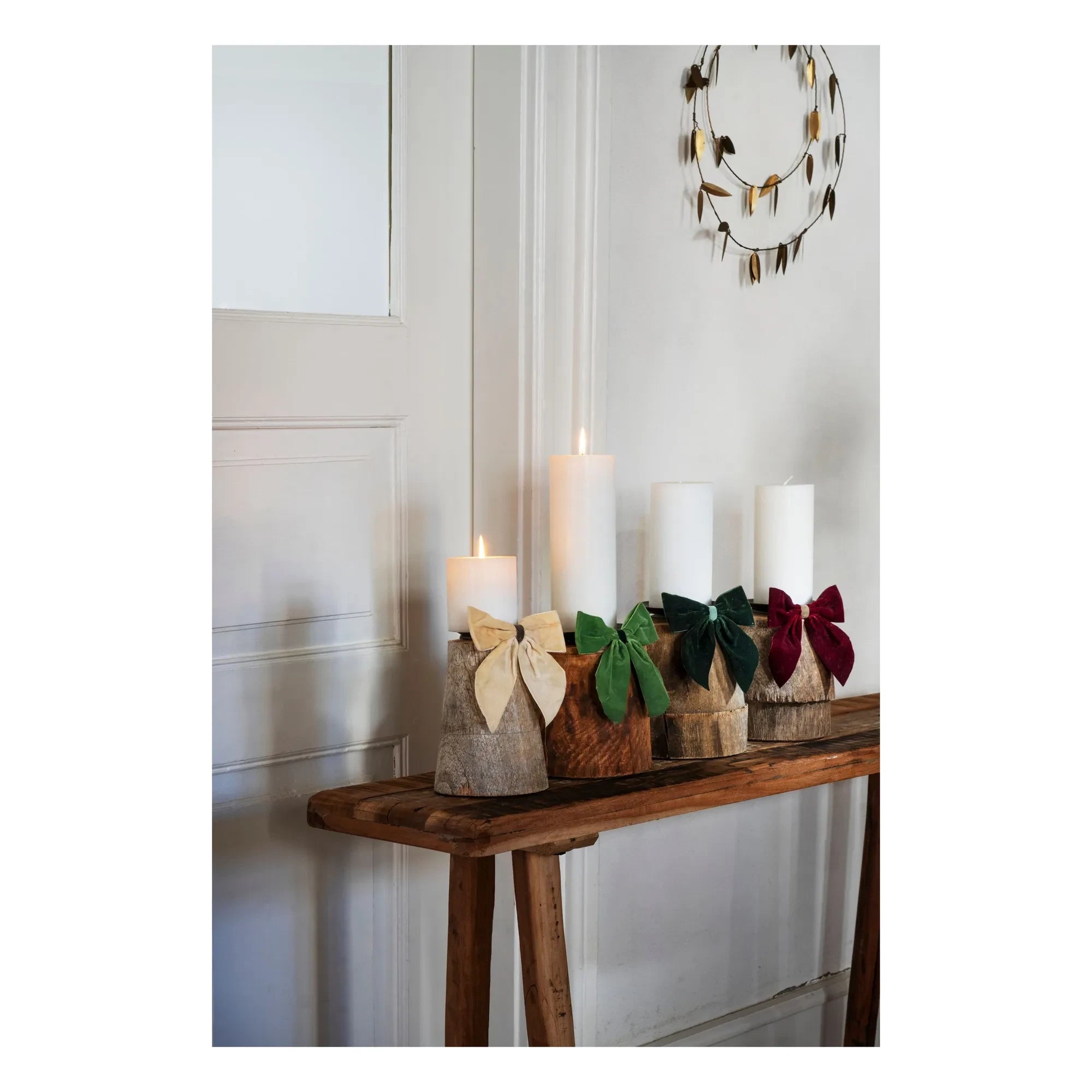 Madam Stoltz - Lazos decorativos de terciopelo - Set de 4 | Multicolor