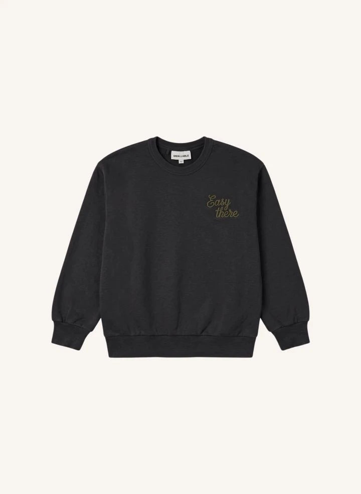 Smallable Kid - Arlo Easy Original Sudadera de Algodón Orgánico | Negro