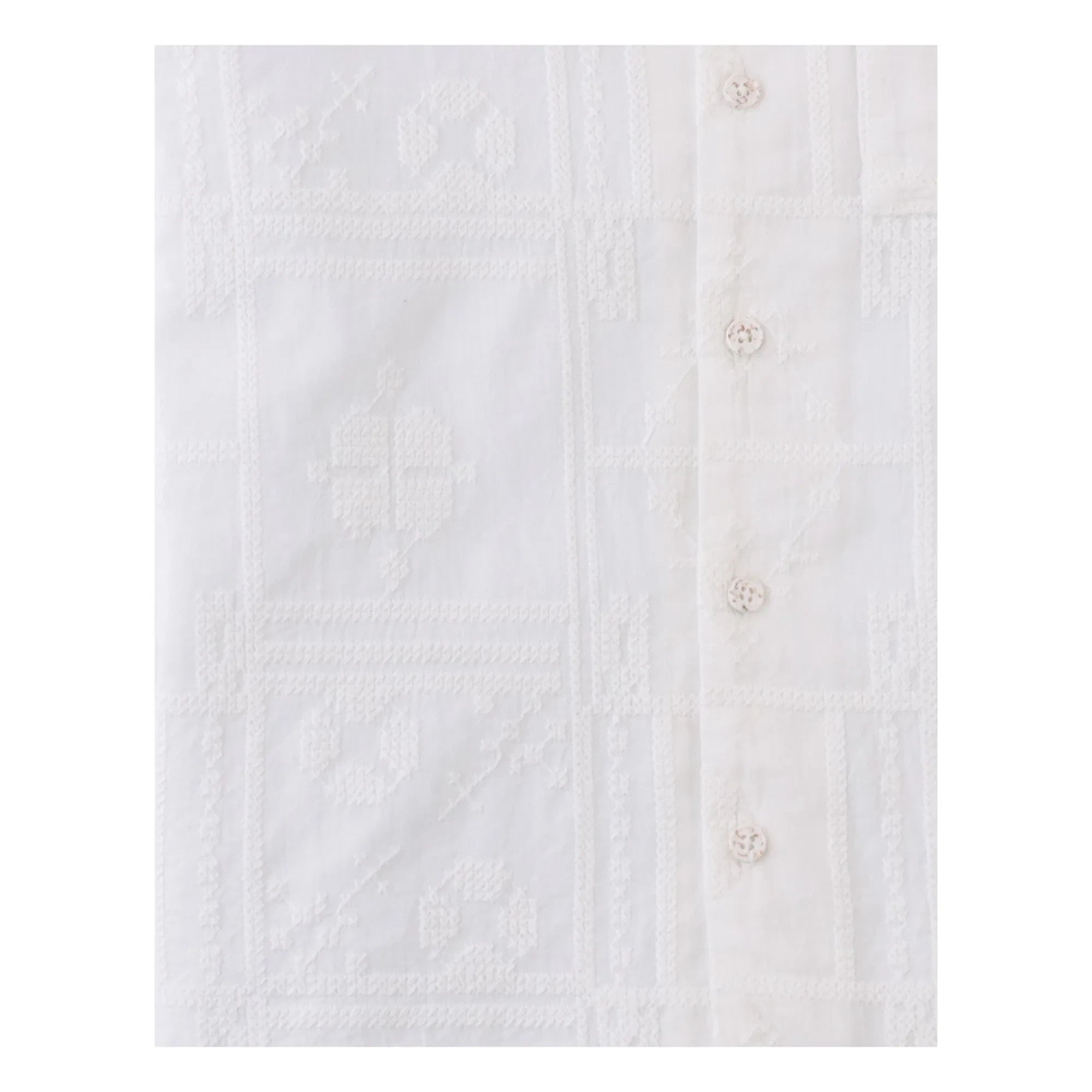 Gingersnaps - Camisa Timothy bordada | Blanco