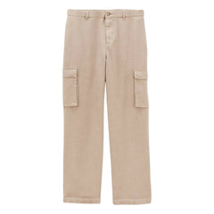 Noyoco - Pantalones Cargo de Algodón Orgánico | Beige