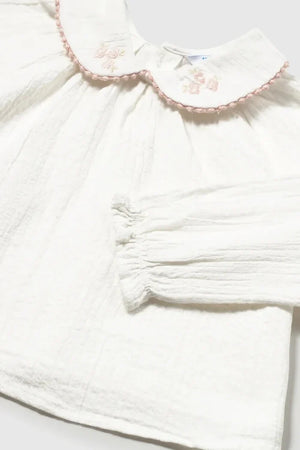 Blusa infantil de algodón Mayoral