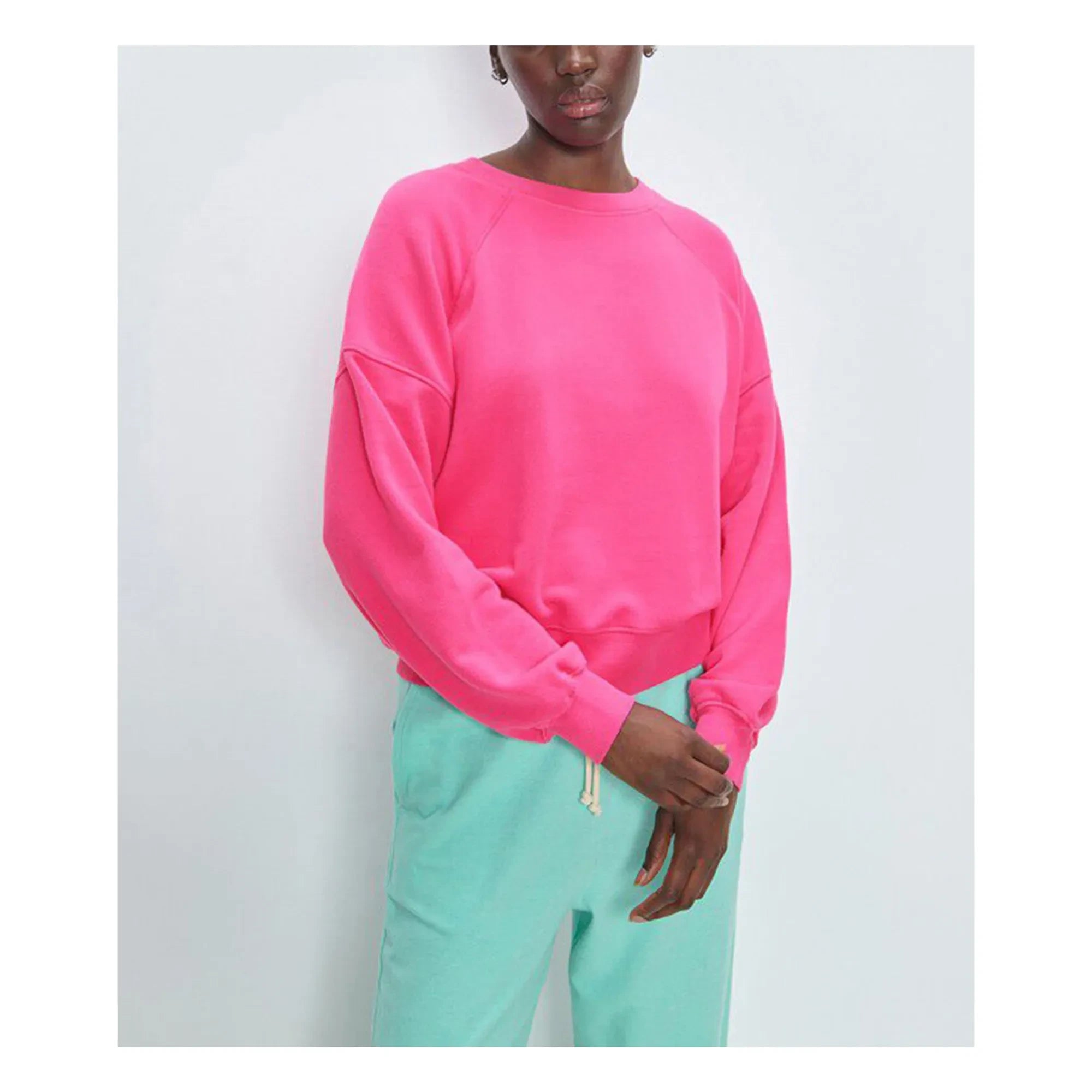 American Vintage - Sudadera Atubay | Rosa fluorescente