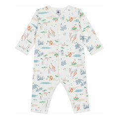 Petit Bateau - Pijama Savane | Blanco