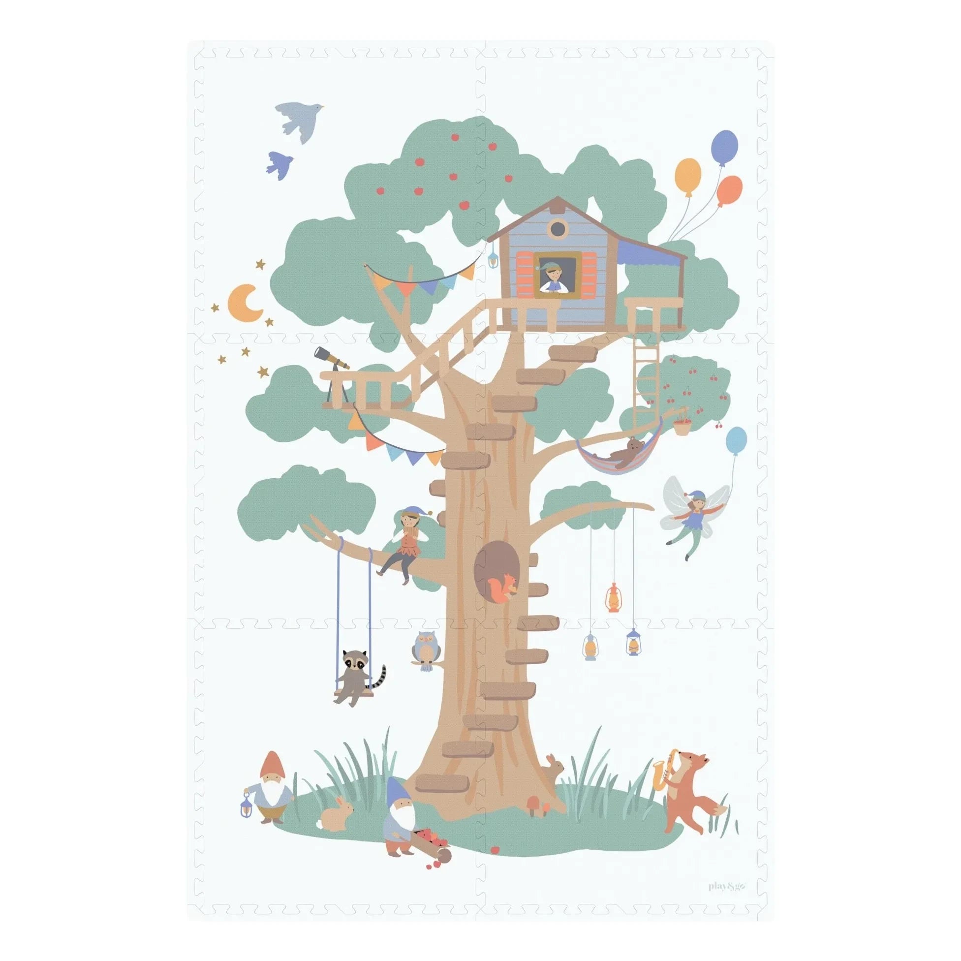 Play and Go - Esterilla de juego modular Tiloo - Tree