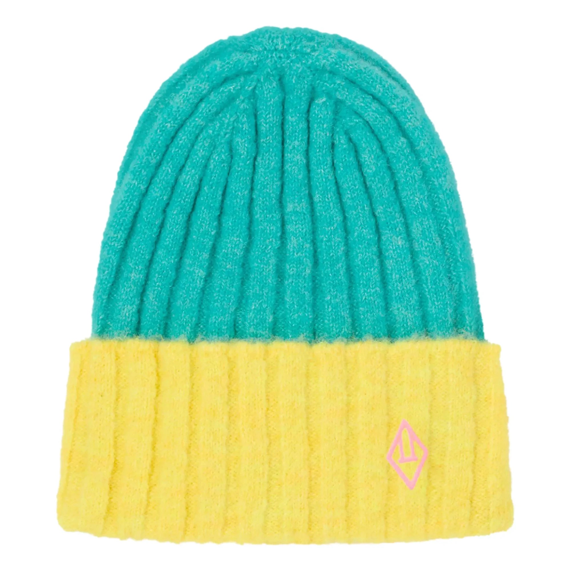The Animals Observatory - Gorro con logo Pony bicolor | Turquesa