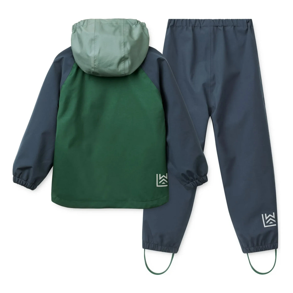 Liewood - Pedia Play Conjunto de Impermeable Fibras Recicladas | Azul marino