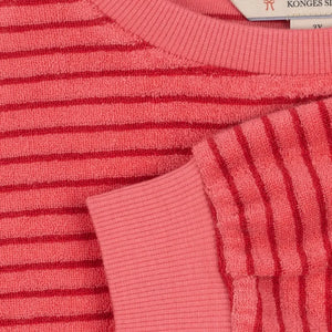Konges Sløjd - Sudadera Itty a Rayas de Algodón Orgánico | Rosa