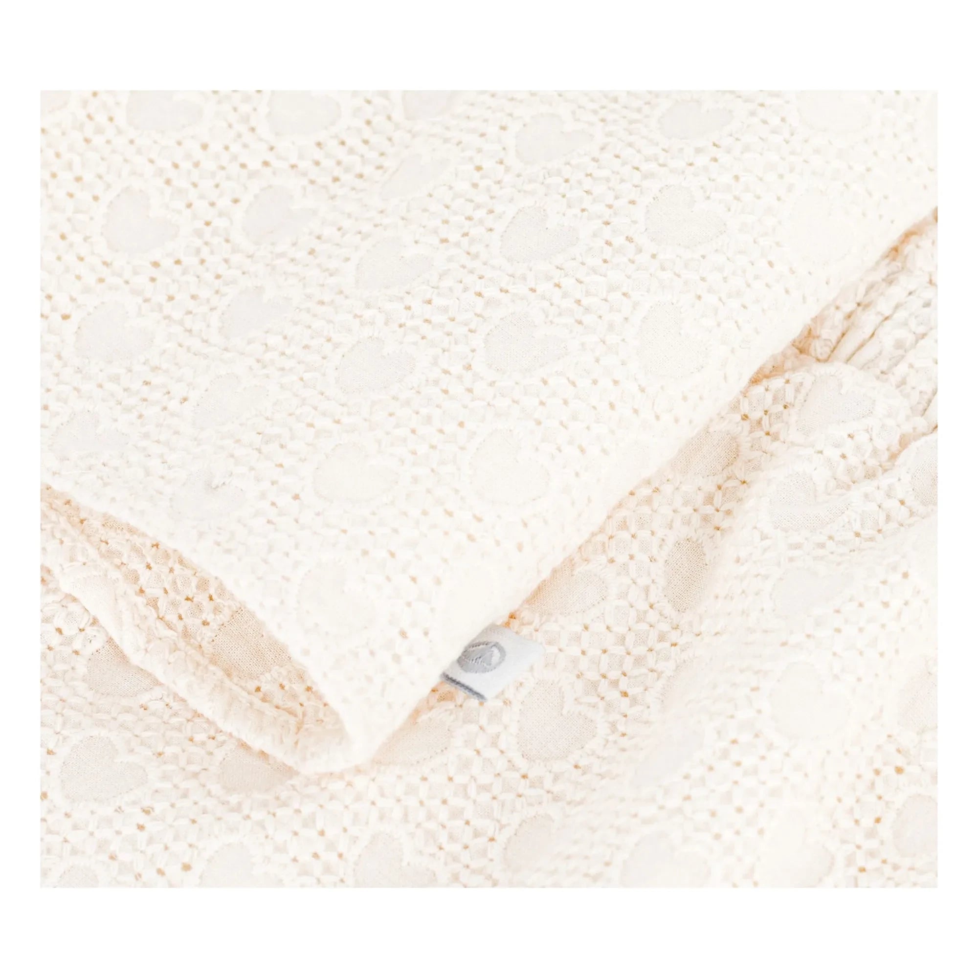 Petit Bateau - Conjunto de top y short de algodón orgánico de Broderie Anglaise | Blanco