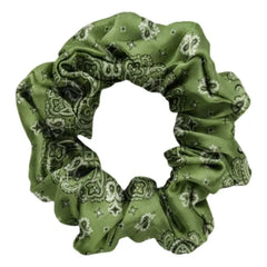 Emily's Pillow - Pañuelo de seda Chouchou - Mediano | Verde