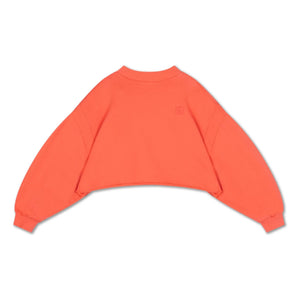 Repose AMS - Sudadera Corta R Algodón Orgánico | Coral