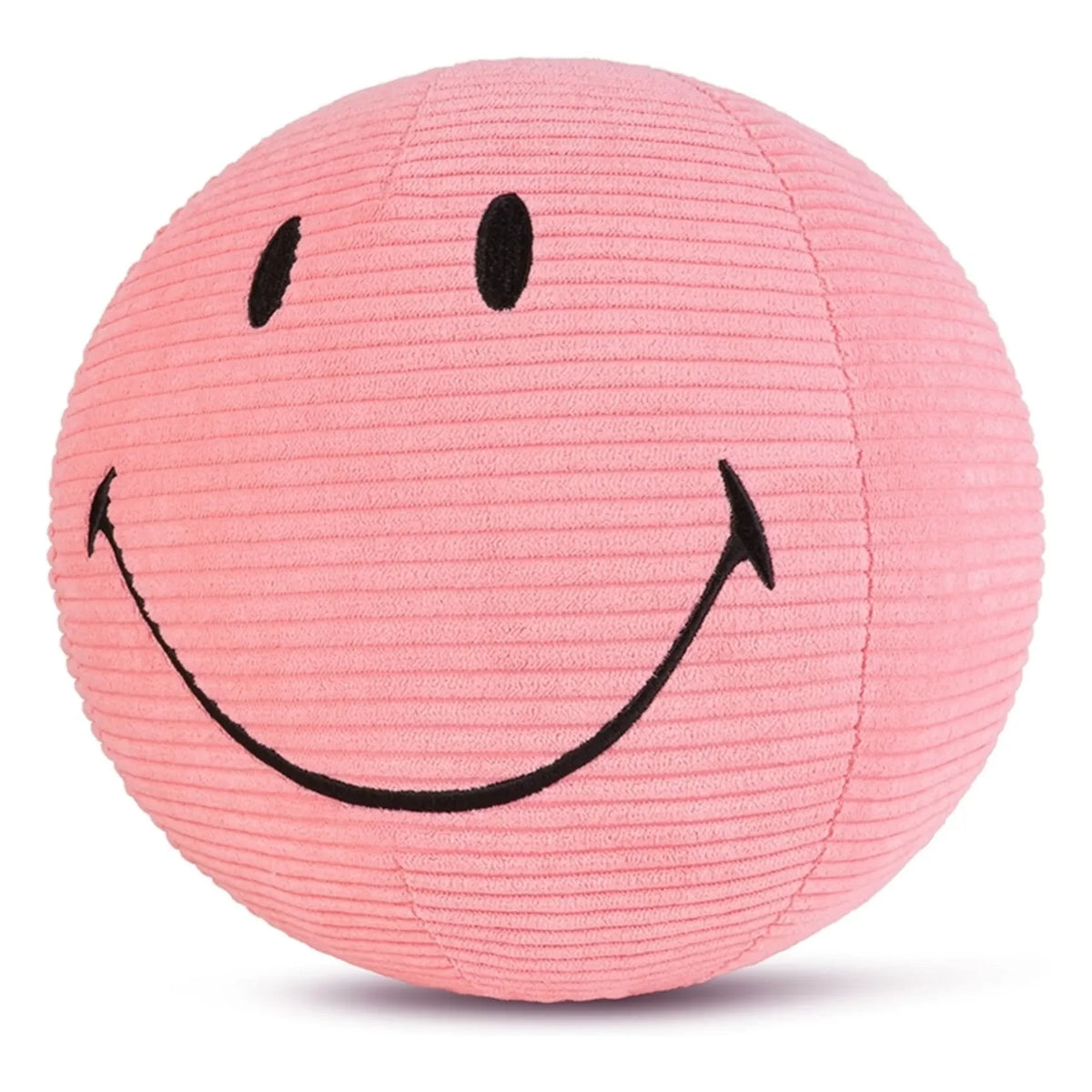 Bon Ton Toys - SMILEY - Peluche Smiley de pana suave | Rosa empolvado