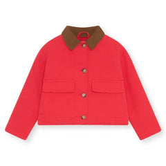 Chaqueta Flint de algodón orgánico de The New Society | Roja