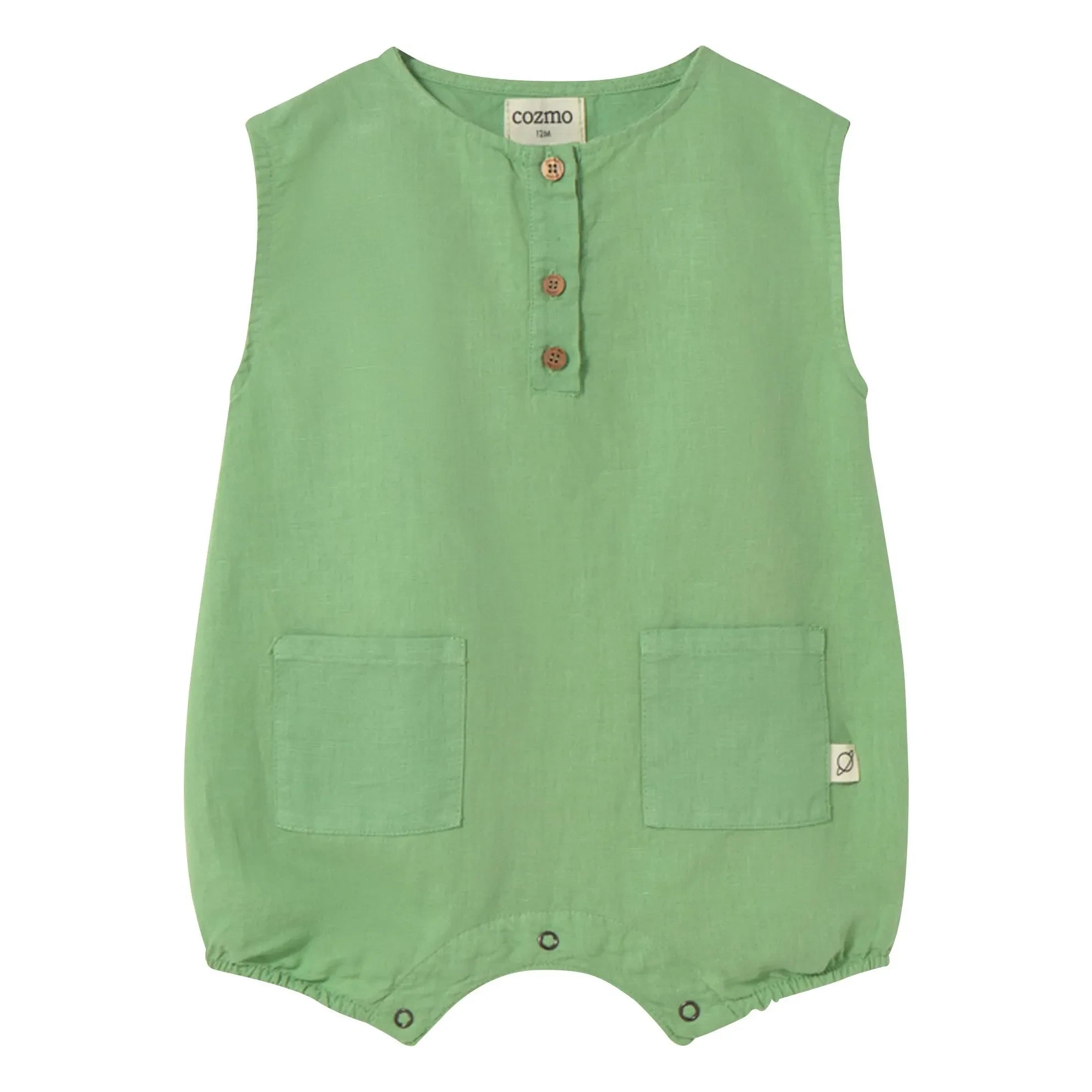 Cozmo - Milo Lin Pantalones Cortos | Verde Prado