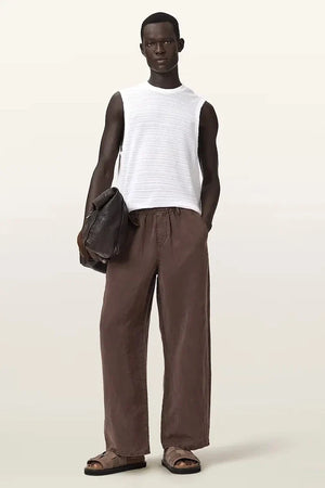 AllSaints camiseta sin mangas de algodón para hombre COVE