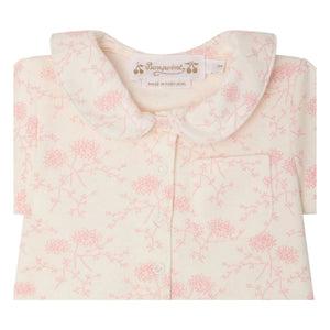 Bonpoint - Conjunto de top y pantalón corto Laelia Fleuri de algodón orgánico | Rosa