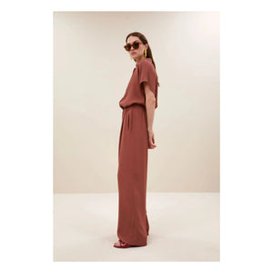 By Bar - Pantalones Benji | Rojo ladrillo