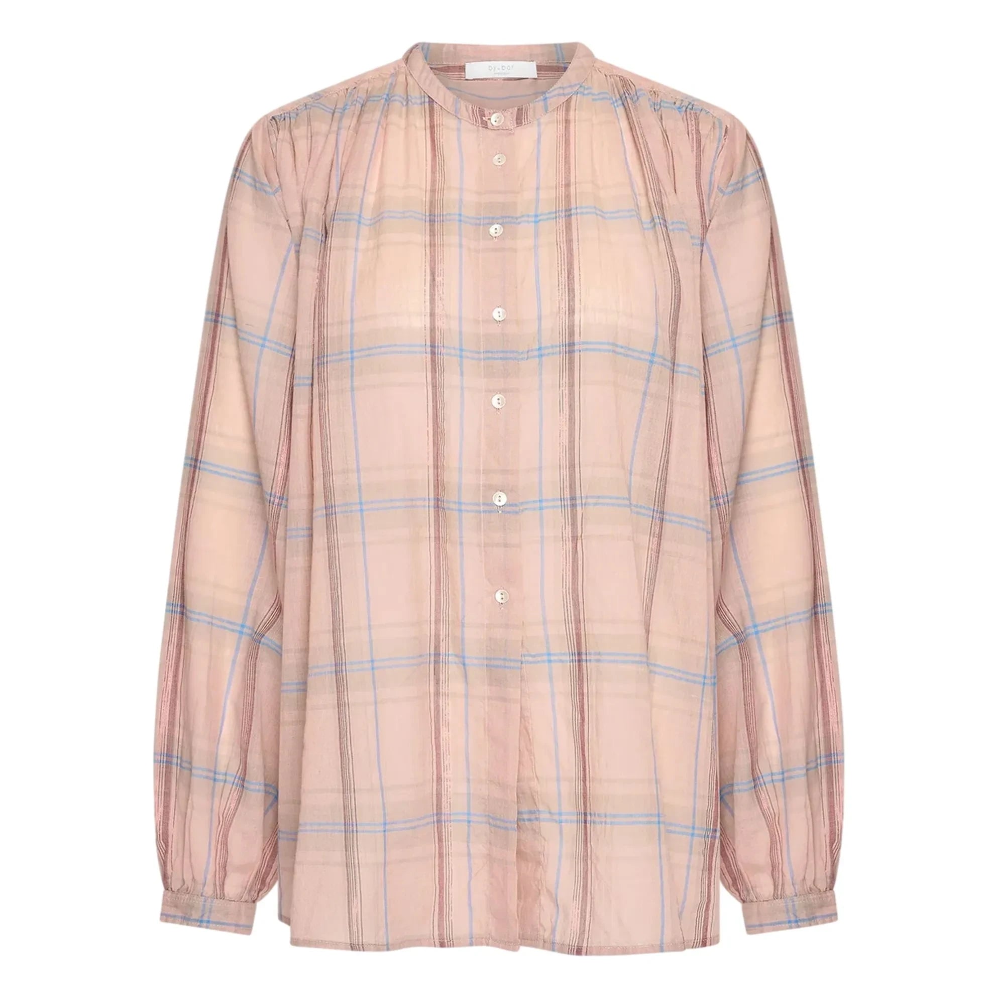 By Bar - Blusa de algodón orgánico Nyka | Rosa empolvado