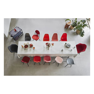 Vitra - Silla de plástico DSW - base de arce - Charles & Ray Eames | Rojo amapola
