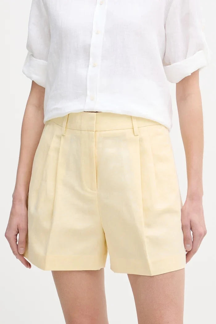 MICHAEL Michael Kors Shorts de mujer de lino