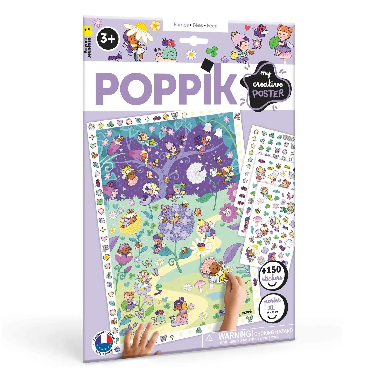 Poppik - Pegatinas de Póster de Hadas Creativas Multicolor