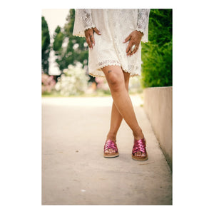 Mapache - Sandalias Lola | Rosa