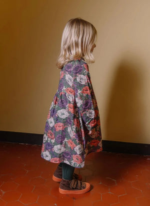 Studio Bohème - Vestido de flores Vermont, algodón orgánico | Morado