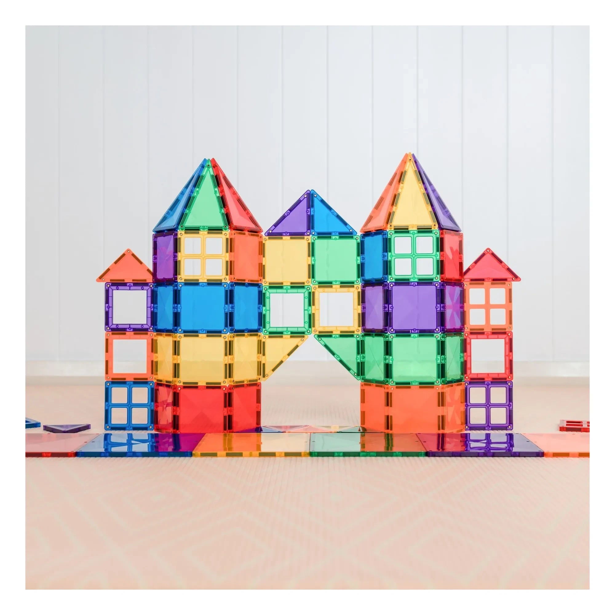Connetix - Kit de inicio - 60 piezas | Arcoíris