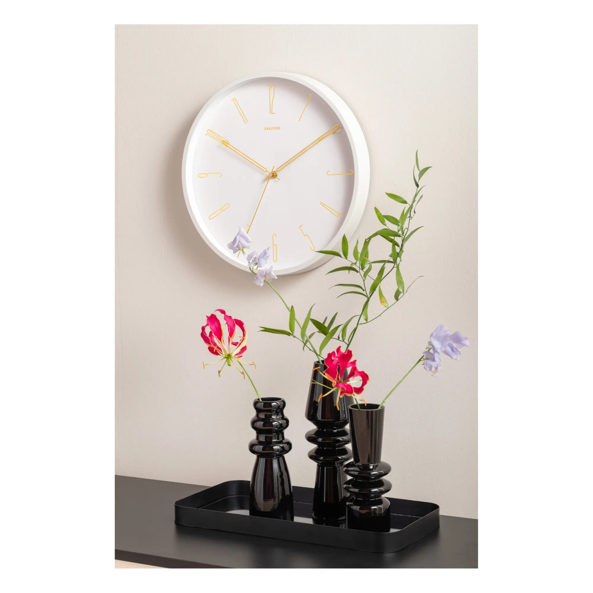 Present Time - Florero Sparkle Bottle | Negro