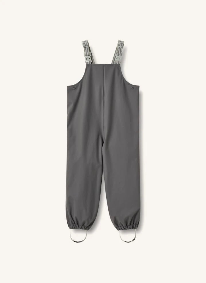 Wheat - Pantalón de lluvia impermeable Charlo, fabricado con fibras recicladas | Gris azulado