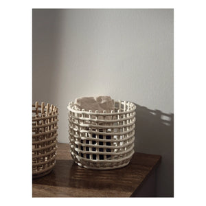 Ferm Living - Cesto de cerámica | Blanco
