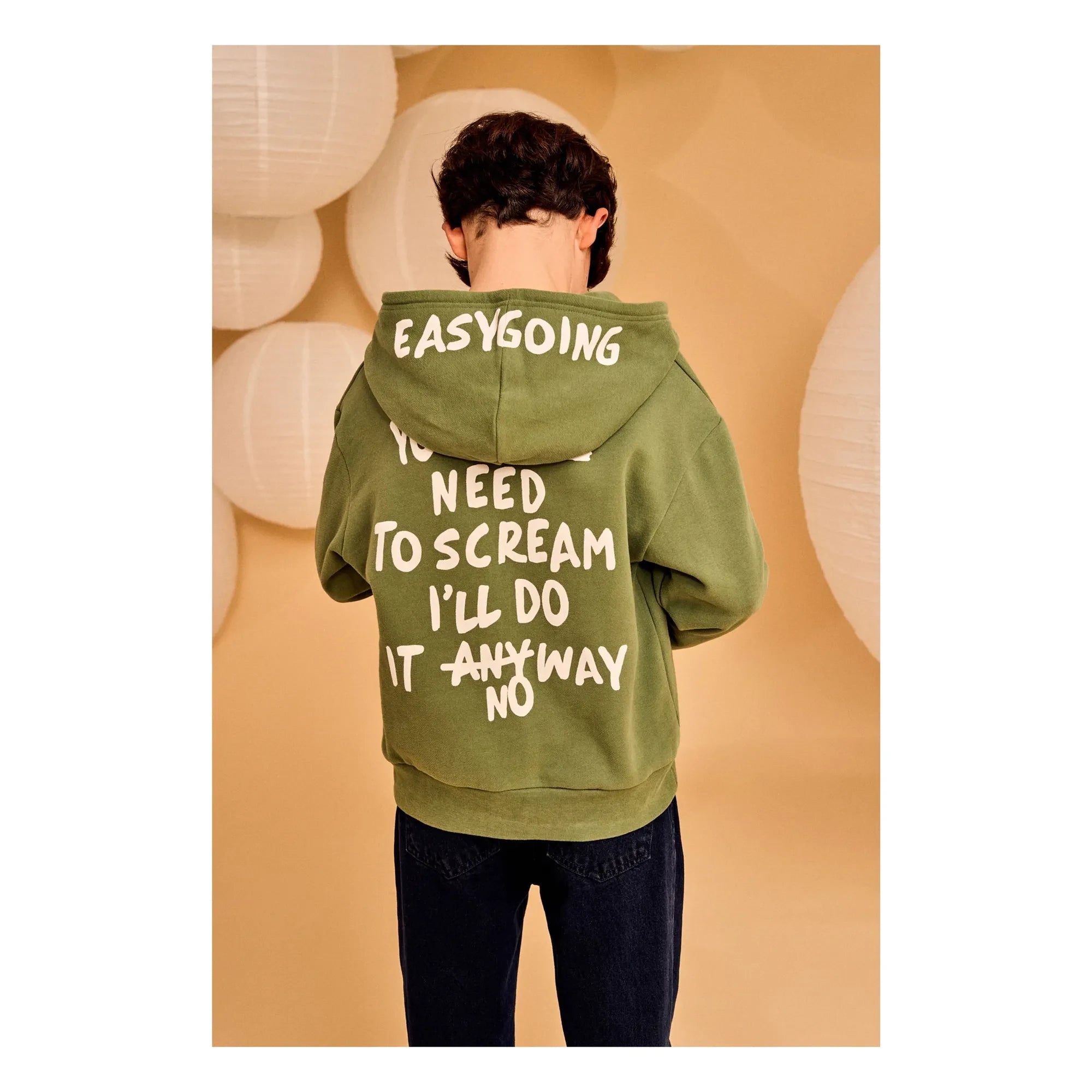 AO76 - Sudadera Eldo Easygoing algodón orgánico | Verde