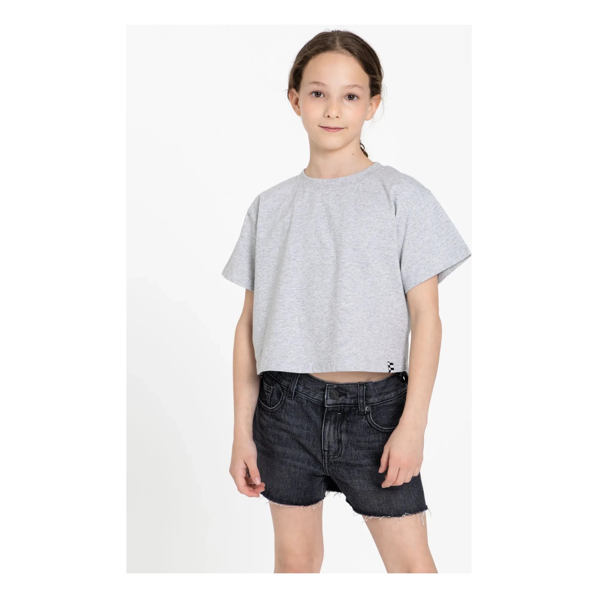 Finger in the nose - Shorts vaqueros Eva | Gris vaquero