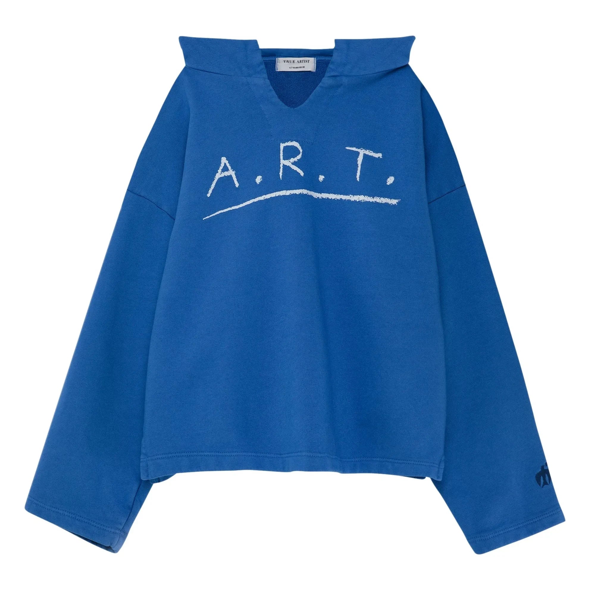 True Artist - Sudadera con capucha N°9 Algodón orgánico | Azul royal