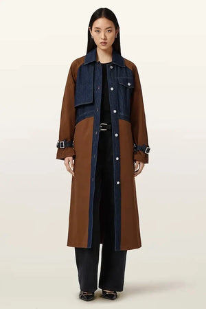 Gabardina de algodón para mujer AllSaints DAYLY TRENCH