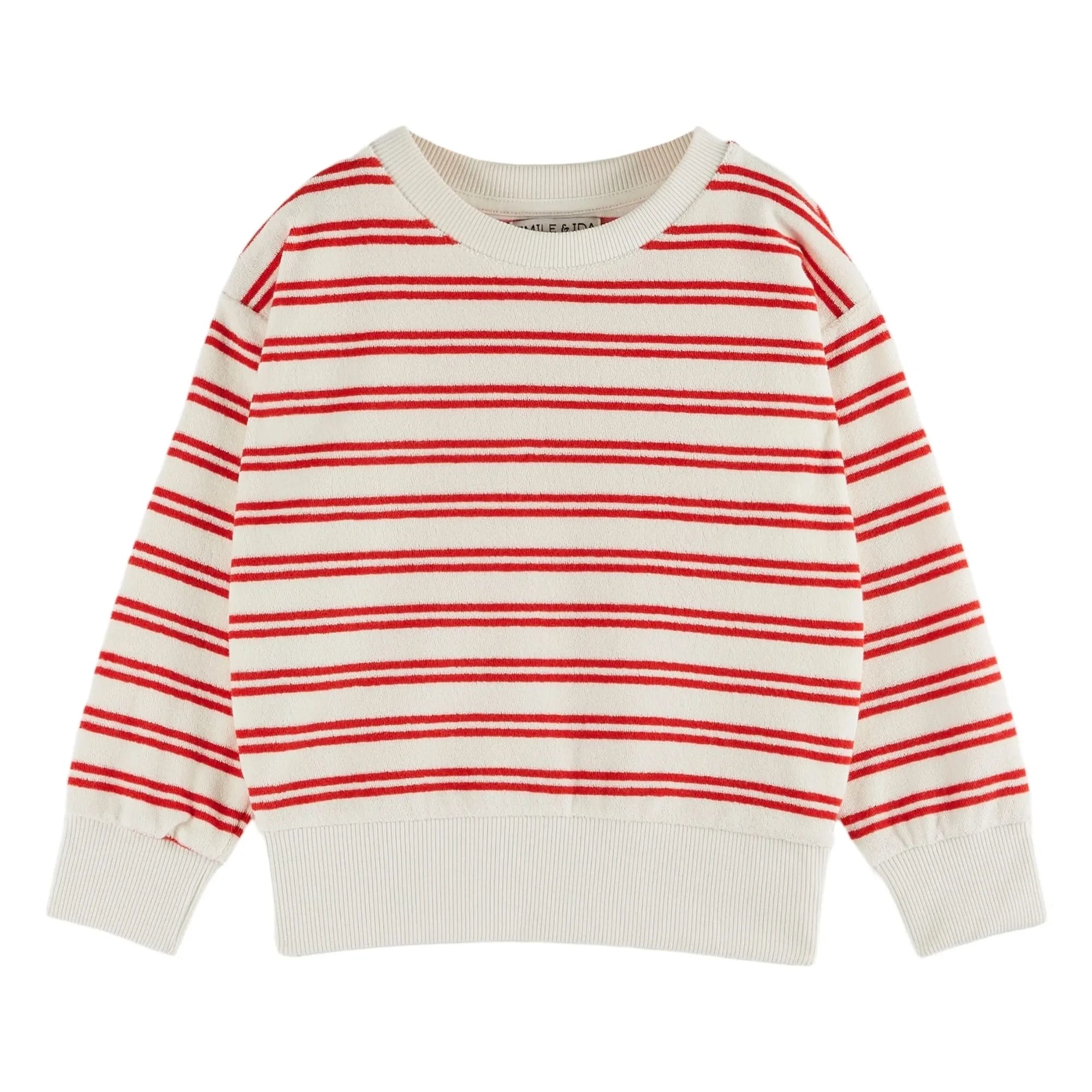 Emile et Ida - Sudadera de rayas rojas