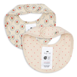 Konges Sløjd - Baberos bandana Pirouette - Juego de 2 | Crudo