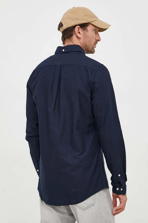 Camisa de algodón Barbour OXTOWN para hombre