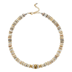 Sigal - Collar Rondelle Twist | Blanco