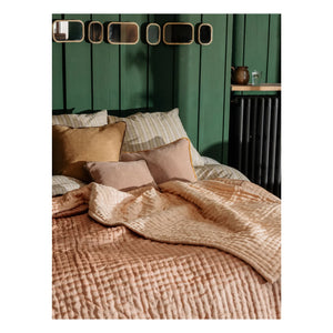 Le Monde Sauvage - Colcha Ritournelle de seda | Blush