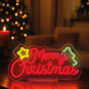 Legami - Merry Noel Noel LED Neon Sign - Es un signo
