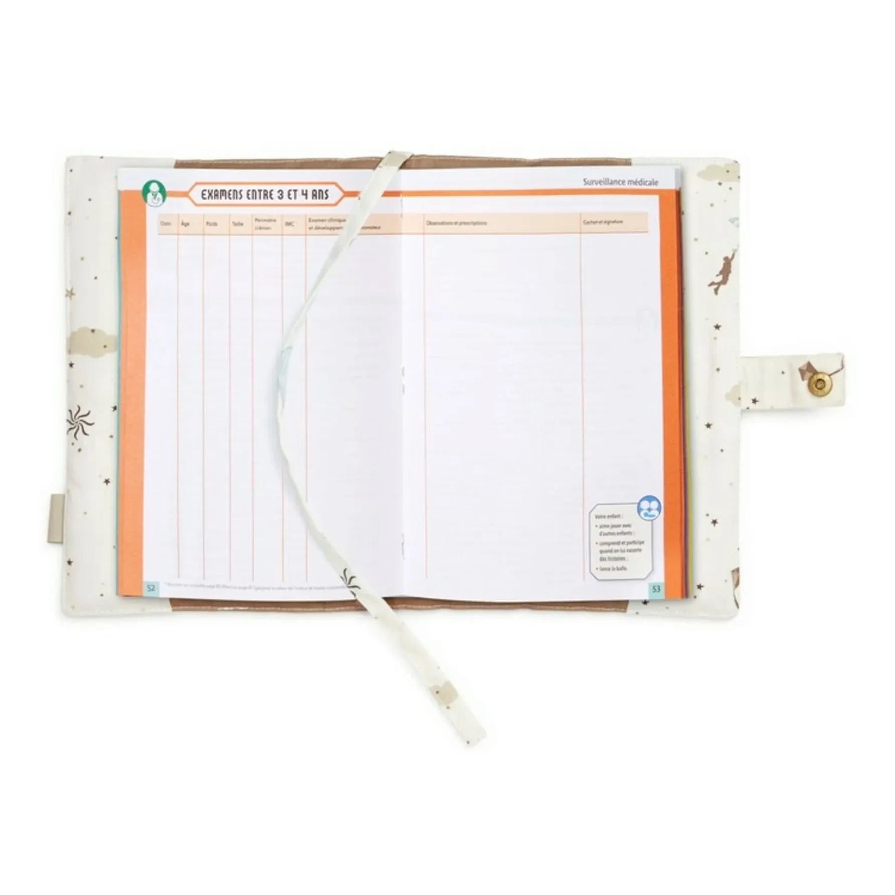 Cam Cam - Funda para libro de salud Dreamland | Caramelo