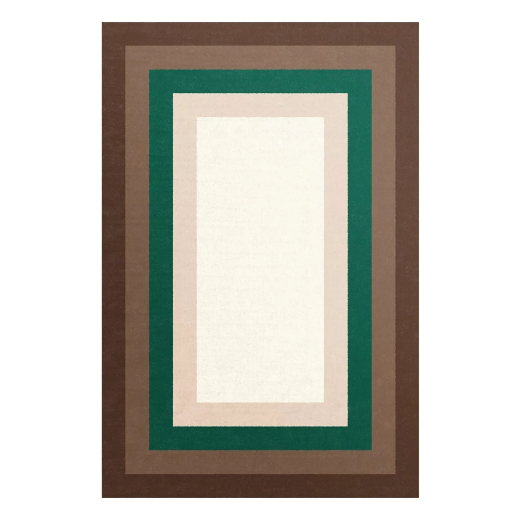 The Socialite Family - Alfombra de lana Luna Quadro | Verde